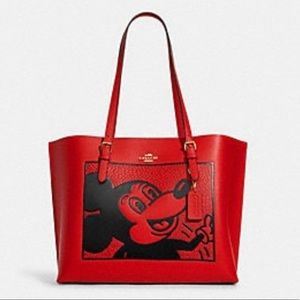 NWT Coach + Mickey Mouse Design Tote